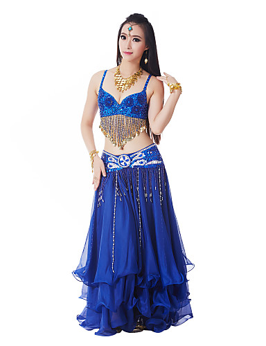 3 Pieces Plus Size Dancewear Belly Dancing Performance Costumes